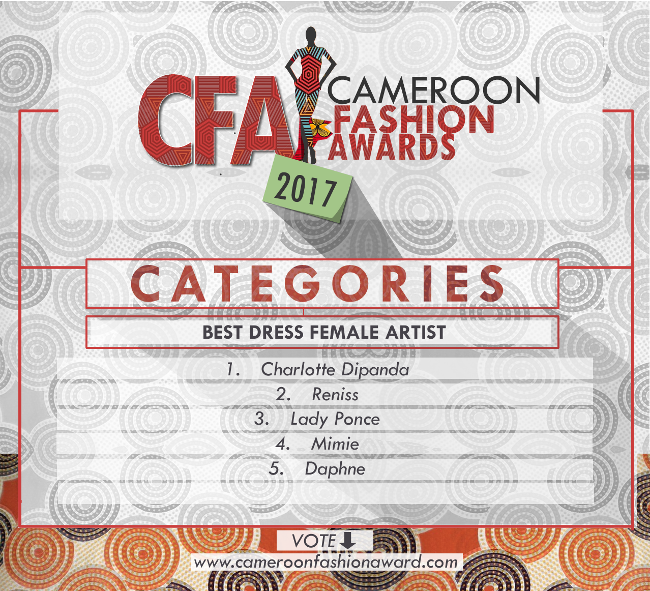 CFA Best dress female artist