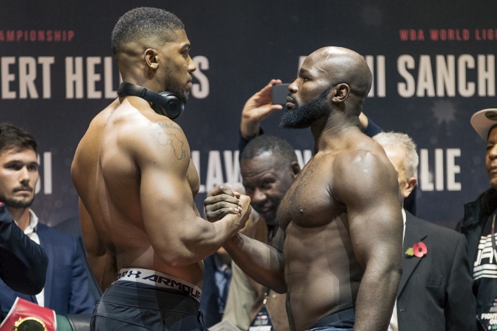 Anthony Joshua and Carlos Takam Weigh In