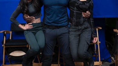Francis Ngannou on Set of Fast and Furious 9