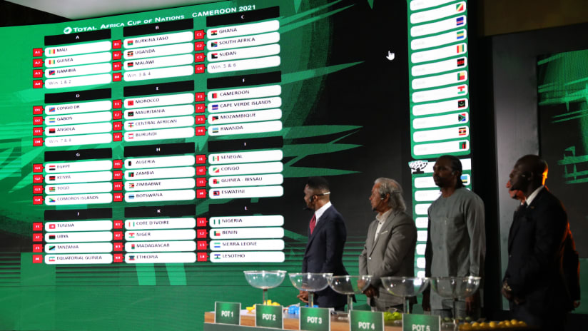 afcon 2021 draws at yaounde