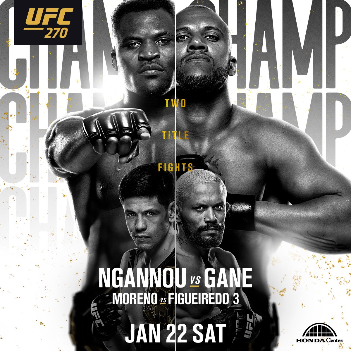 UFC 270 Official Poster