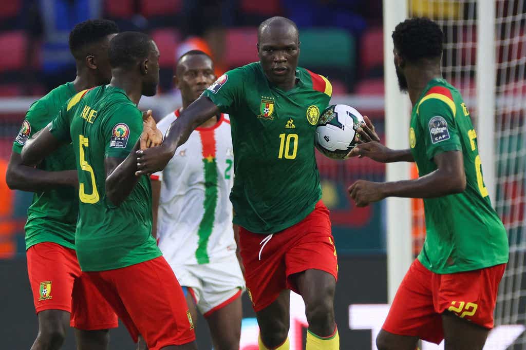 Vincent Aboubakar After Netting his Second Goal at AFCON 2021