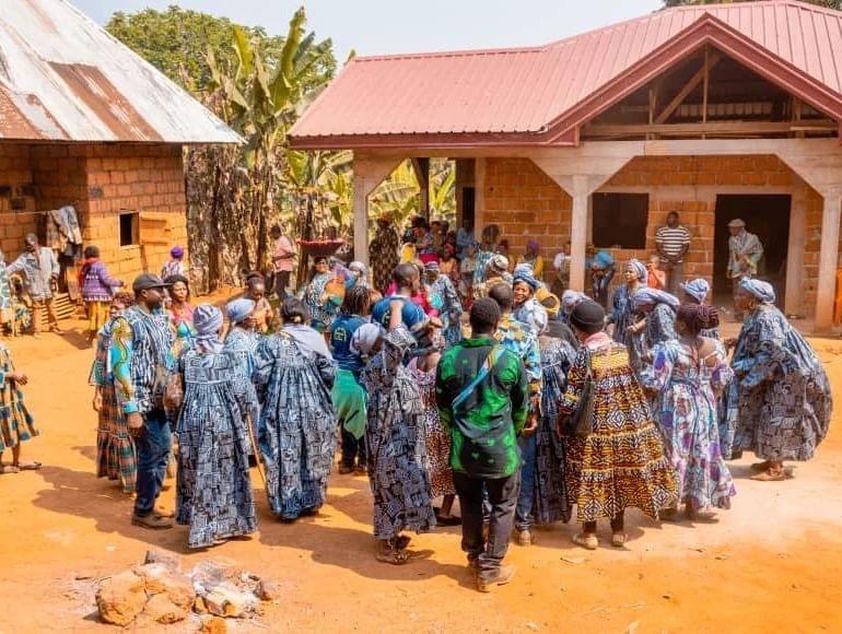 Francis Ngannou Storms his Village And Was Welcomed Like a King