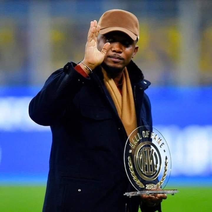 Samuel Eto'o Inaugurated Into Inter Milan's 2021 "Hall Of Fame"