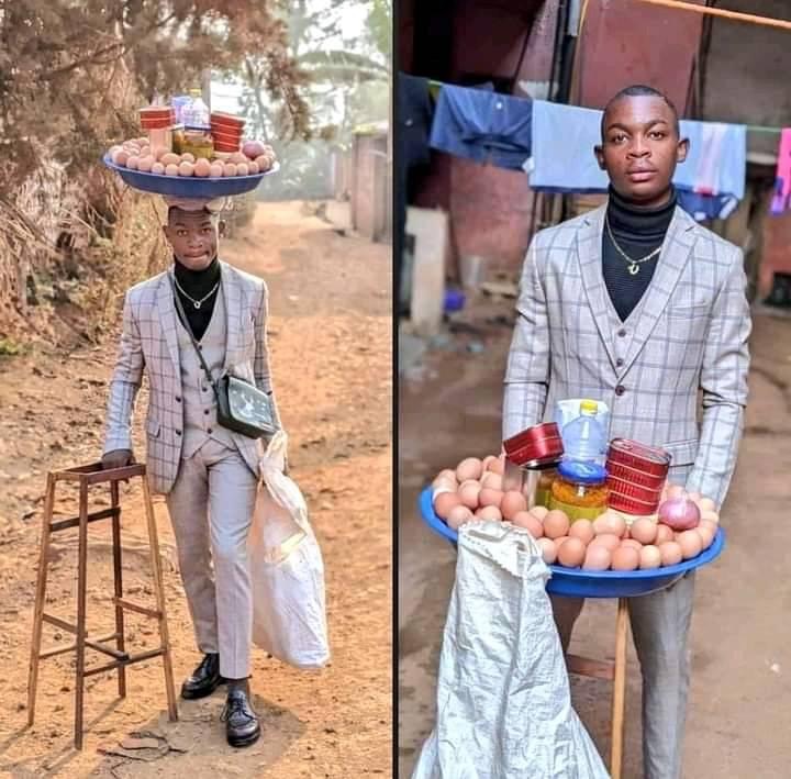 University of Dschang Student Trends After Photos of Him Hawking In Suites Circulates The Internet