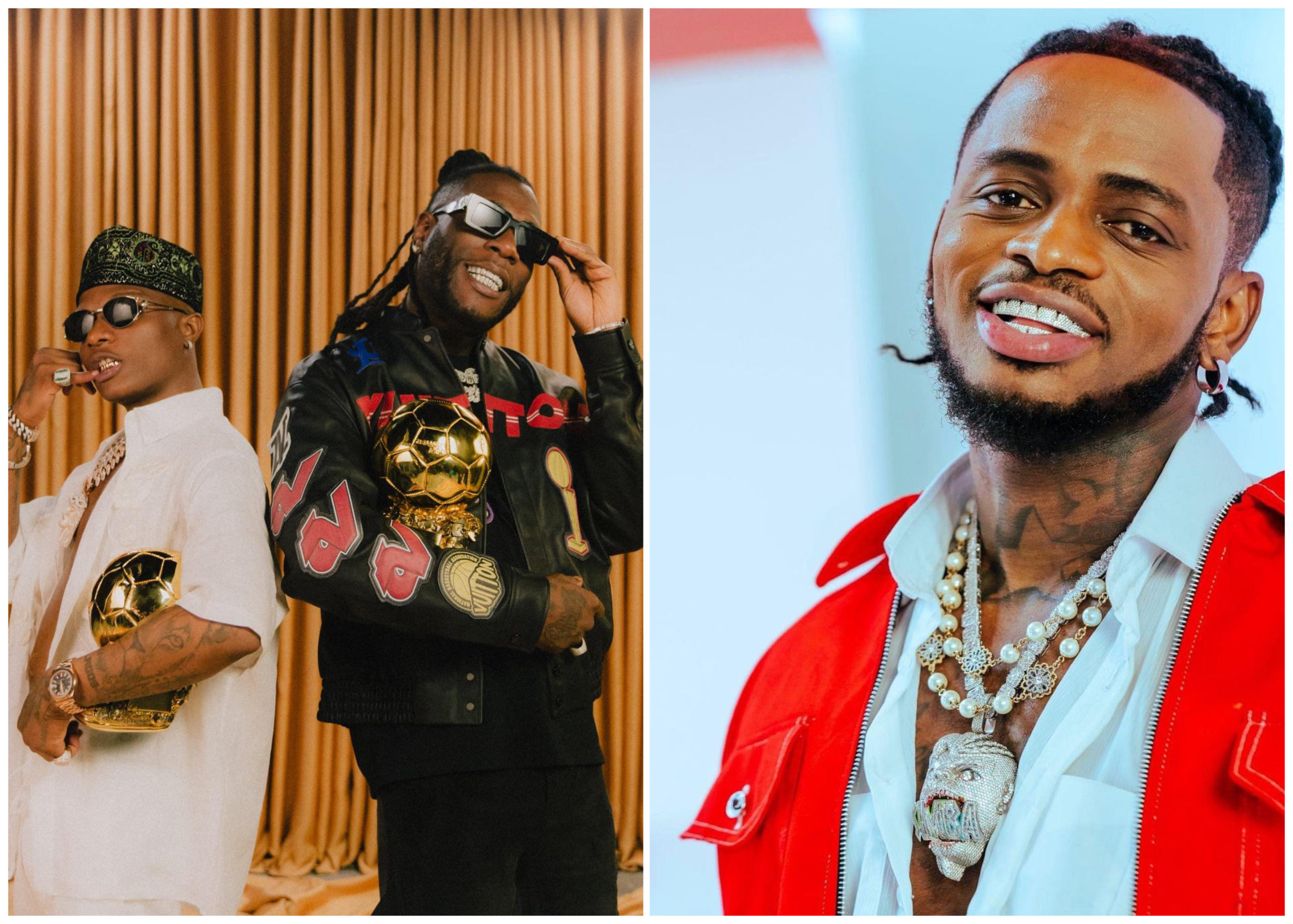 Diamond Platnumz Shades Wizkid and Burna Boy in his Official Bio