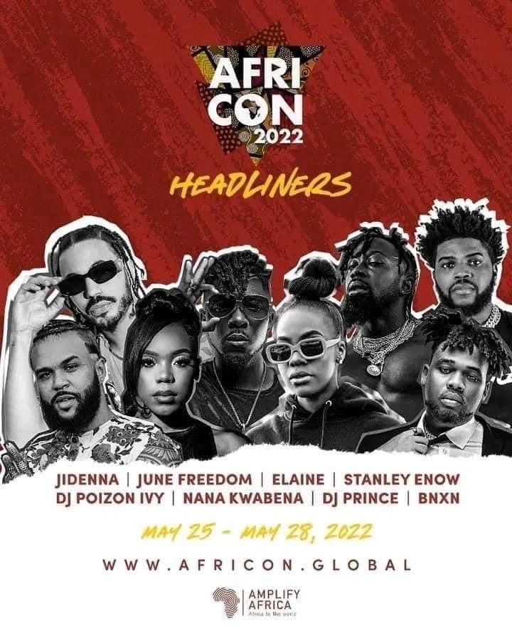 Stanley Enow To Headline 'AFRICON 2022 Festival' 