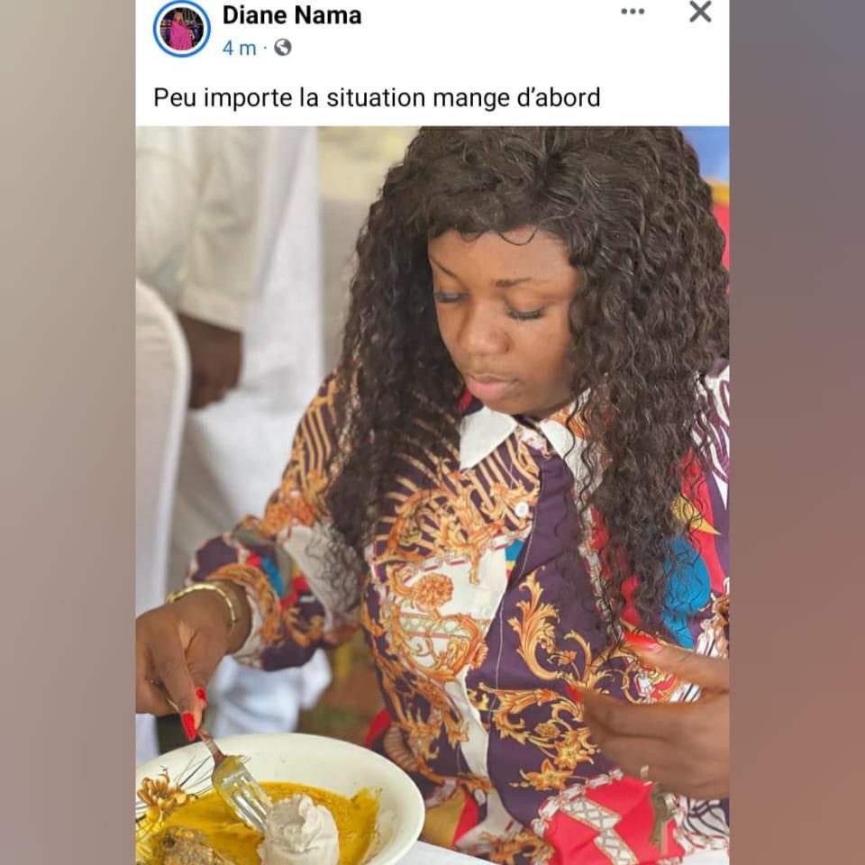 Cameroonian Actress Diane Nama publicly beaten by Boyfriend in a Restaurant