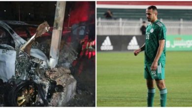 21 year old Algerian footballer Belal Bin Hamouda dies in car accident.