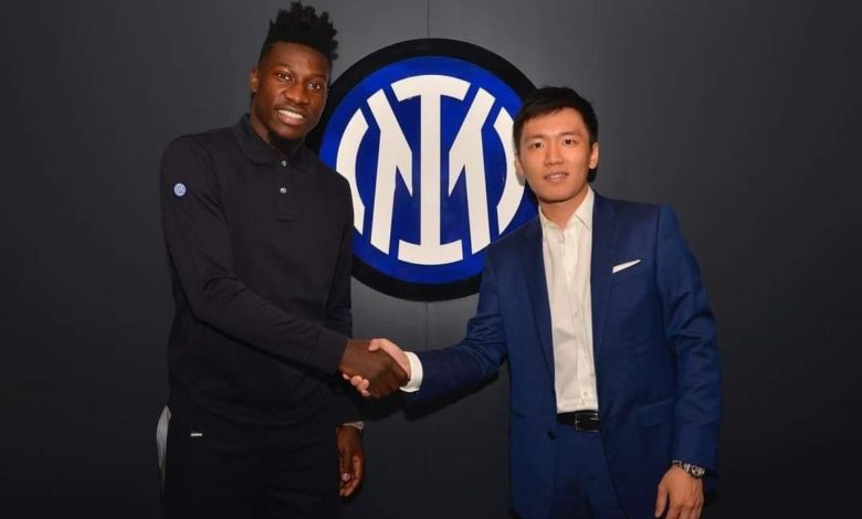 Cameroon goalkeeper Andre Onana officially joins his new club Inter Milan