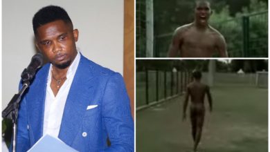 Whoa! Samuel Eto’o NUDE Puma ads video trends 16 years later