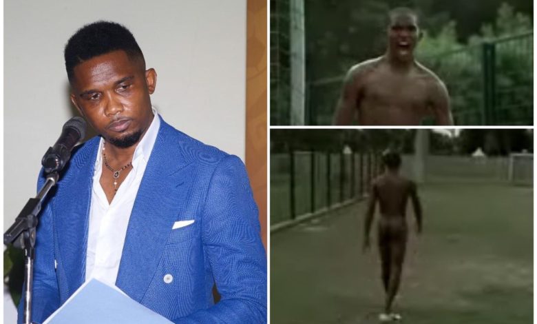 Whoa! Samuel Eto’o NUDE Puma ads video trends 16 years later