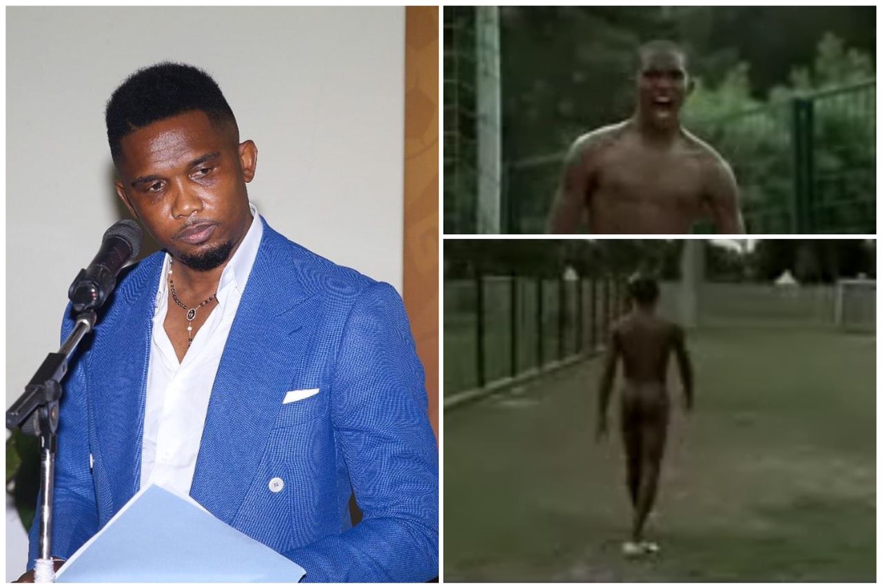 Whoa! Samuel Eto’o NUDE Puma ads video trends 16 years later