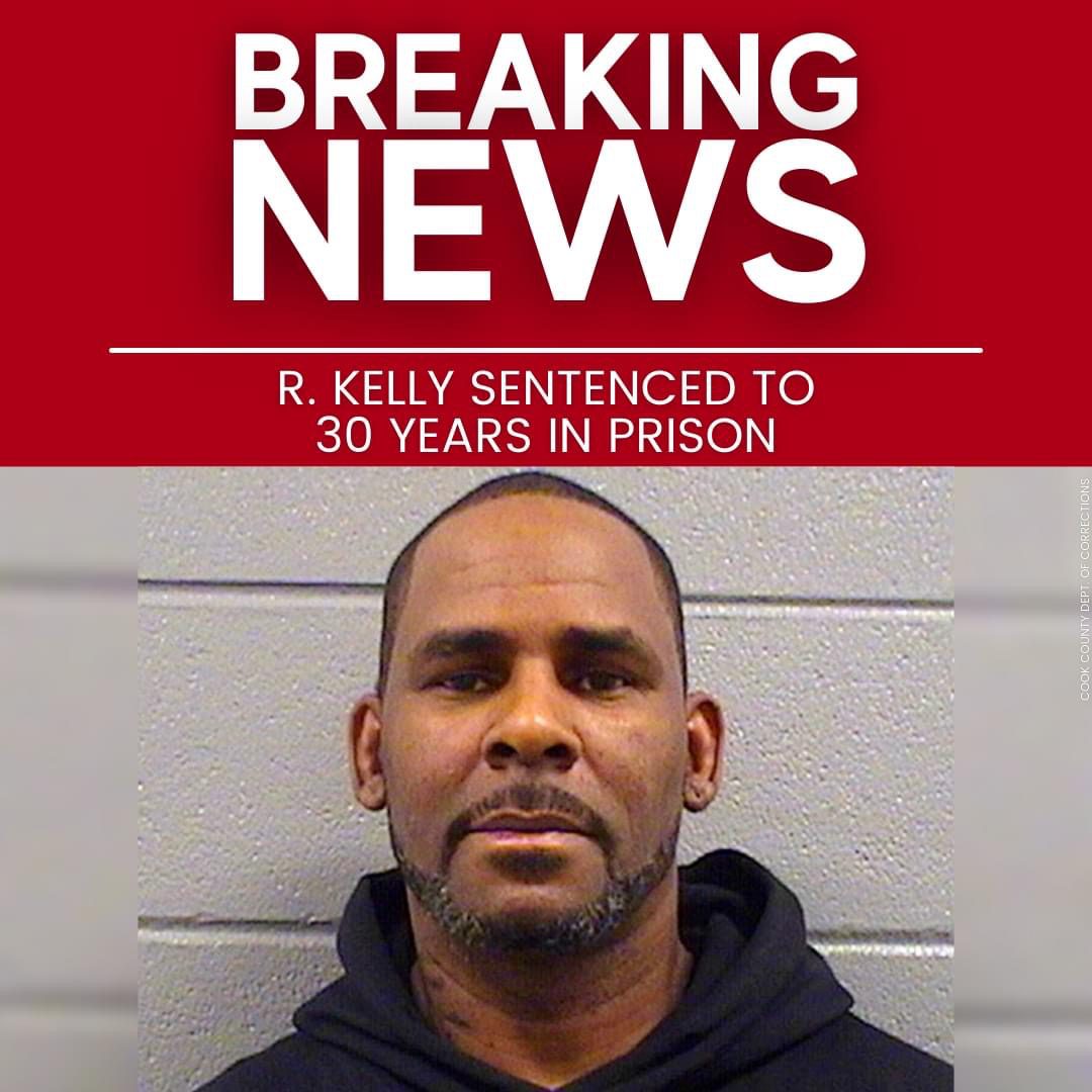 R. Kelly sentenced to 30 years in prison for sex trafficking case