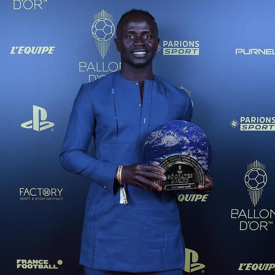 BALLON D'OR 2022: Karim Benzema Wins Ballon D'or, Sadio Mane Second