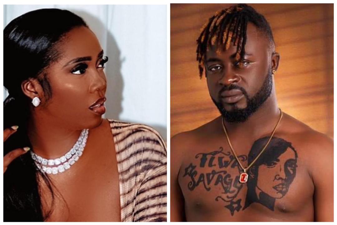 Cameroon Singer Olatokay tattoos Tiwa Savage’s face on his chest