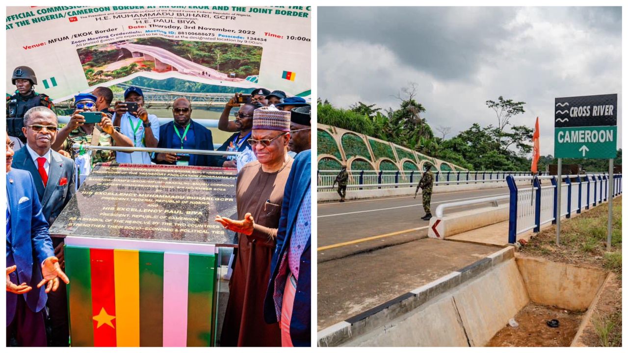 Cameroon and Nigeria inaugurate bridge linking both Nations