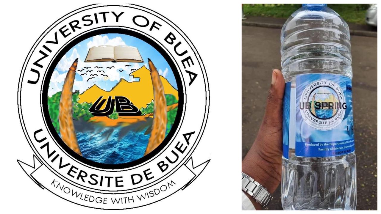 University of Buea has started the production of it's own mineral water “UB Spring