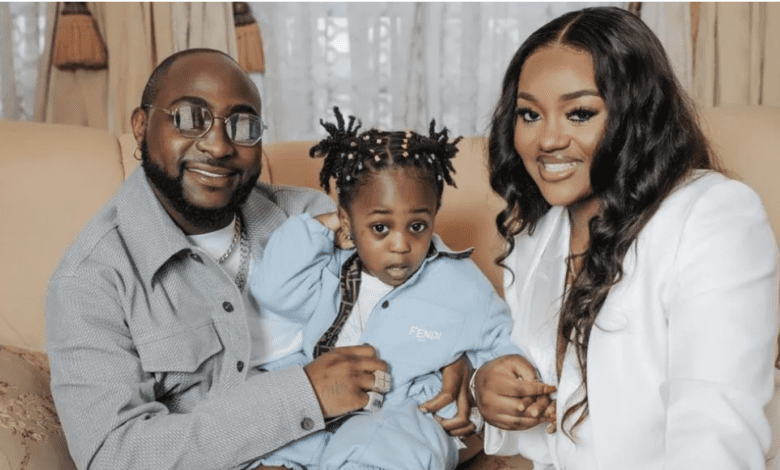 Davido, Chioma and their late son Ifeanyi