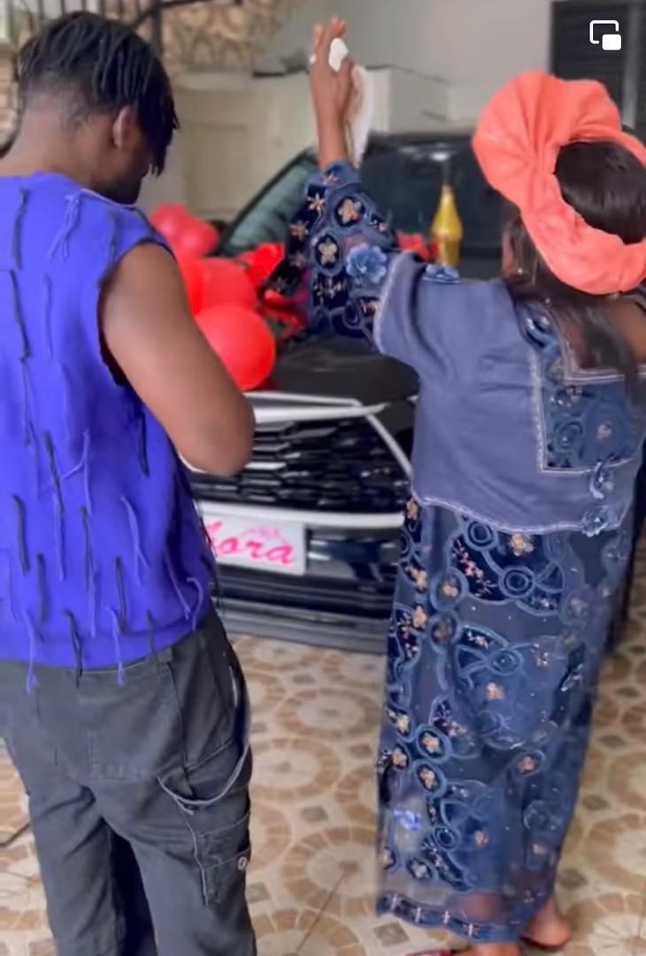 Viral: KO-C Gifts his Mother a brand New Car worth 35million FCFA