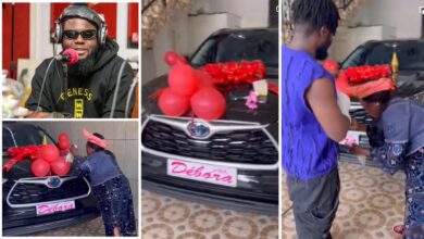 Viral: KO-C Gifts his Mother a brand New Car worth 35million FCFA