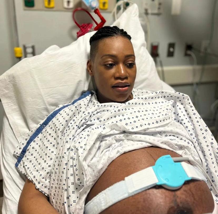 Cameroonian Media Personality PAM HAPPI gives Birth after more than 10 years of trying