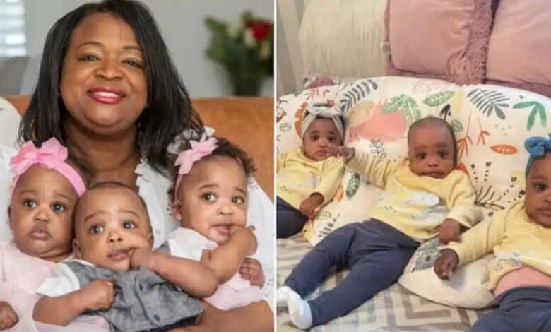 Woman proves doctors wrong - Gives birth to triplets 8 years after being told she can’t have kids