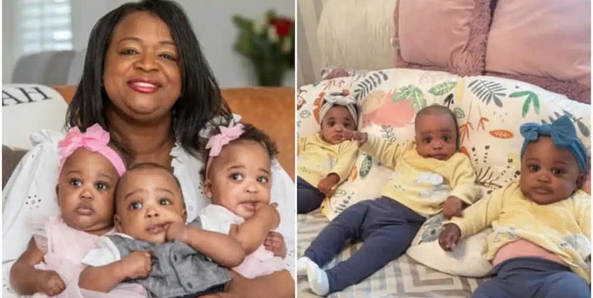 Woman proves doctors wrong - Gives birth to triplets 8 years after being told she can’t have kids