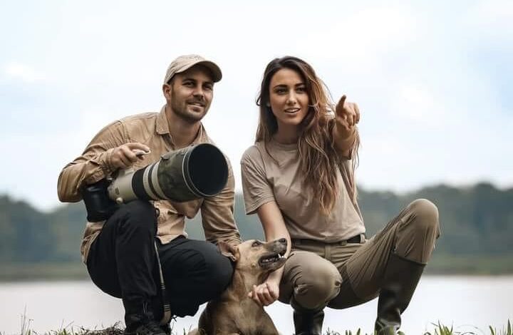 Miss France 2012, Delphine Wespiser is currently visiting Cameroon for a documentary