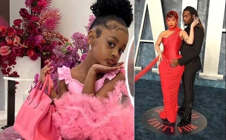 Cardi B and husband Offset gift daughter Kulture $20K designer bag for 5th birthday