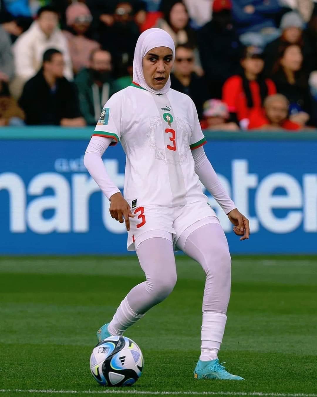 Morocco’s Nouhaila Benzina becomes first player to wear hijab at World Cup