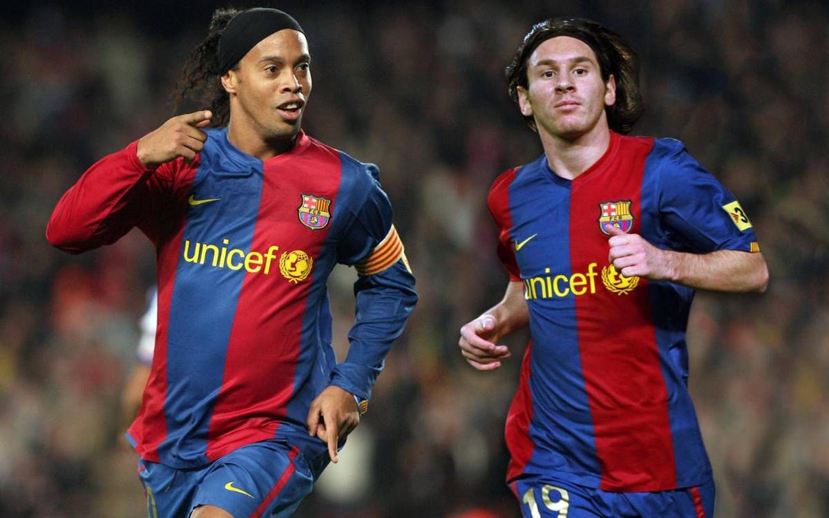 Samuel Eto'o and Ronaldino are among the players who made Messi’s list of his “Top 10”