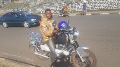 Breaking Boundaries: Meet Sheila Ndungafac, a female Commercial bike rider in Limbe - Cameroon