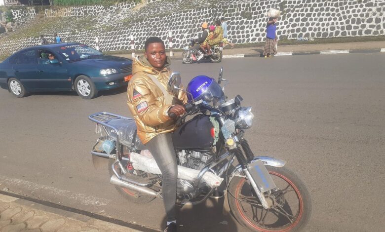 Breaking Boundaries: Meet Sheila Ndungafac, a female Commercial bike rider in Limbe - Cameroon