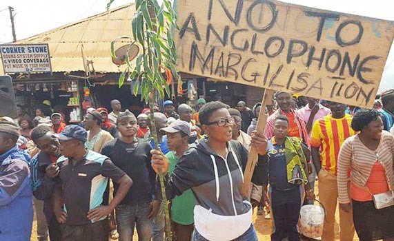 Peaceful Protest By Anglophones