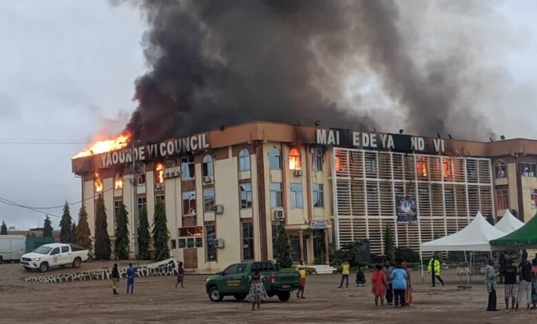 Tragic Incident: Yaounde 6 City Council Building Devastated by Early Morning Fire!