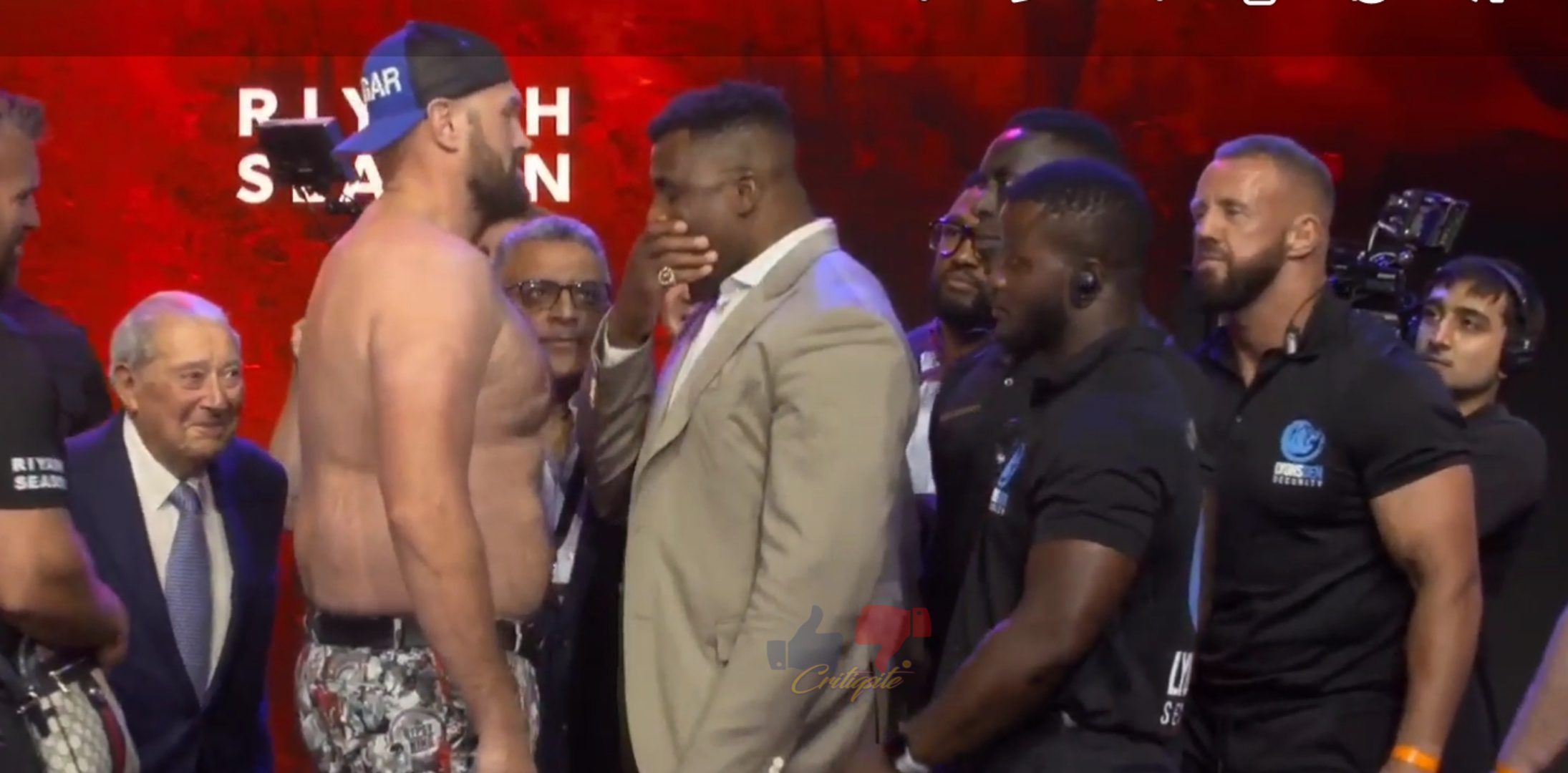 Tyson Vs Ngannou: Riyadh Season Conference and Face off