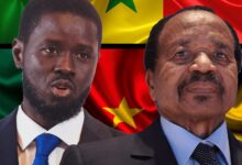 Senegal's Newly elected Leader Faye and President of Cameroon Paul Biya