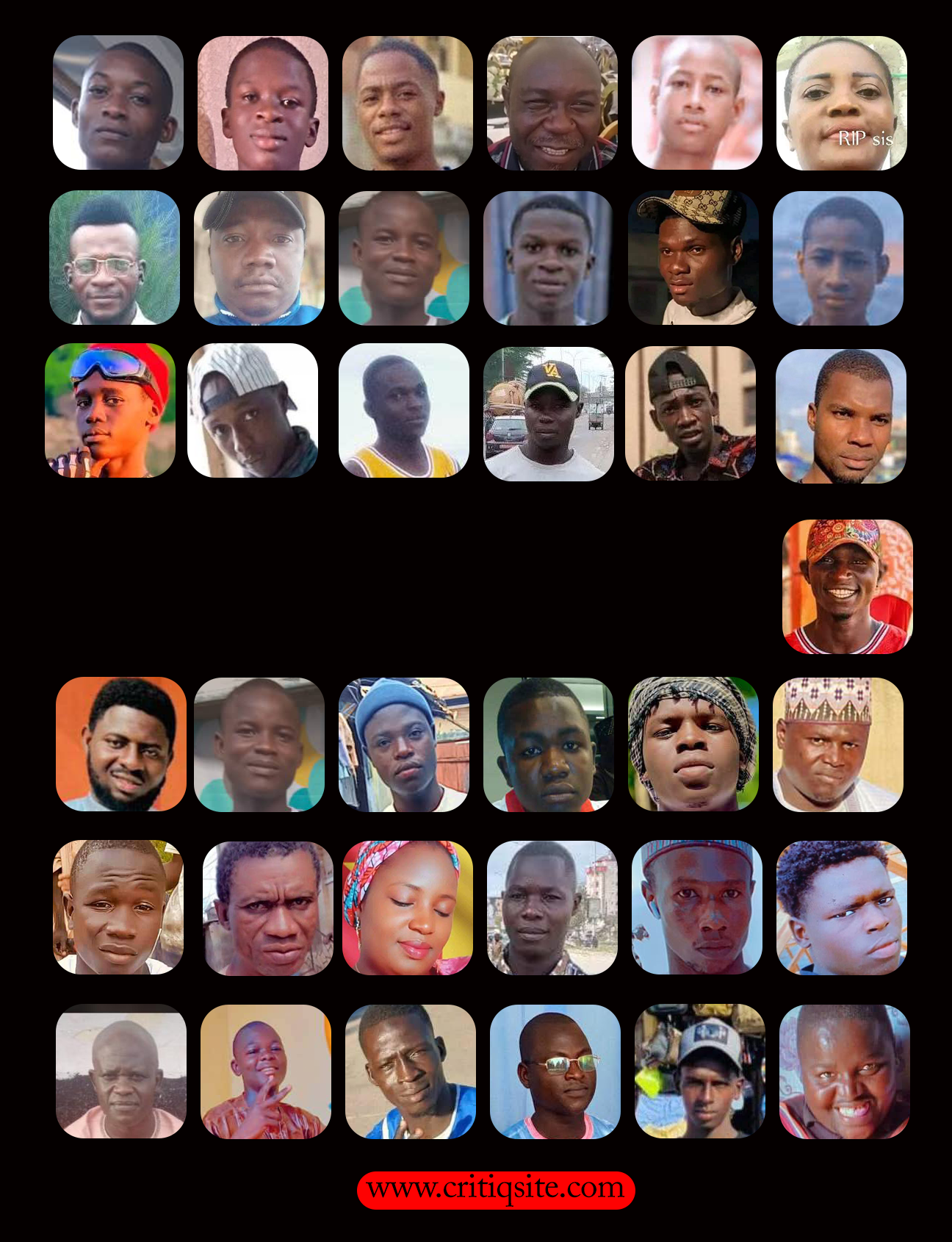 victims of election protest in cameroon