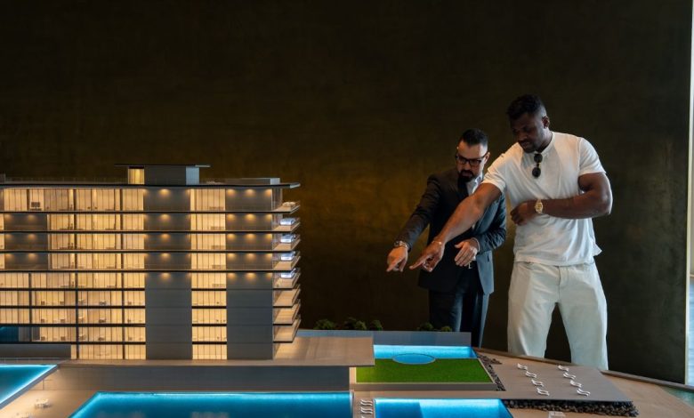 Francis Ngannou Views Armani Beach Residence (Credit Business today)
